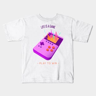 Life Is A Game Gaming Kids T-Shirt